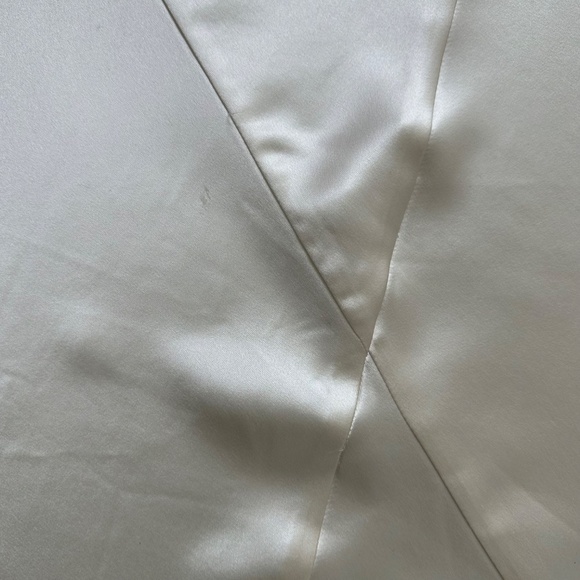 Reformation RONDA White Ivory Silk Maxi Dress Gown Size 6 Bridal Wedding w/ tag - Picture 11 of 16